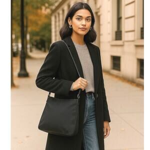 Vintage Coach Mercer 7412 Black Nylon Shoulder Bag | Y2K Minimalist Tote | EUC